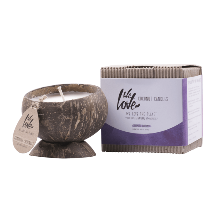 We Love The Planet - Coconut soy wax candle - Charming Chestnut