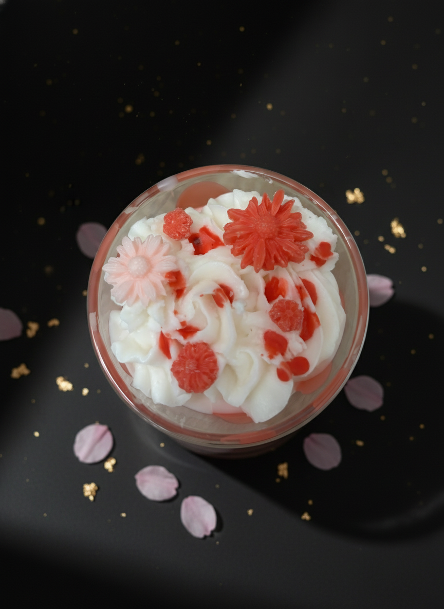 Candle top-down view