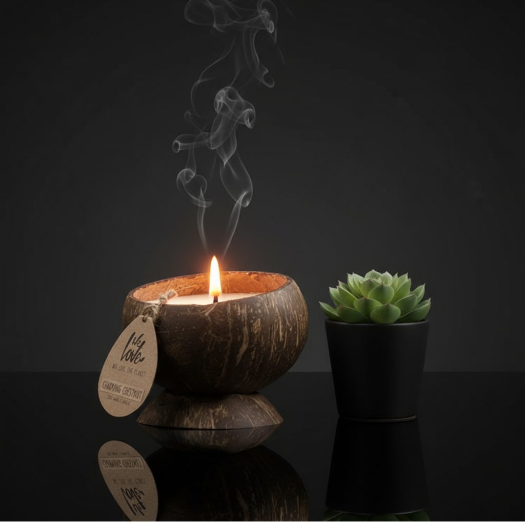 Charming Chestnut met plant