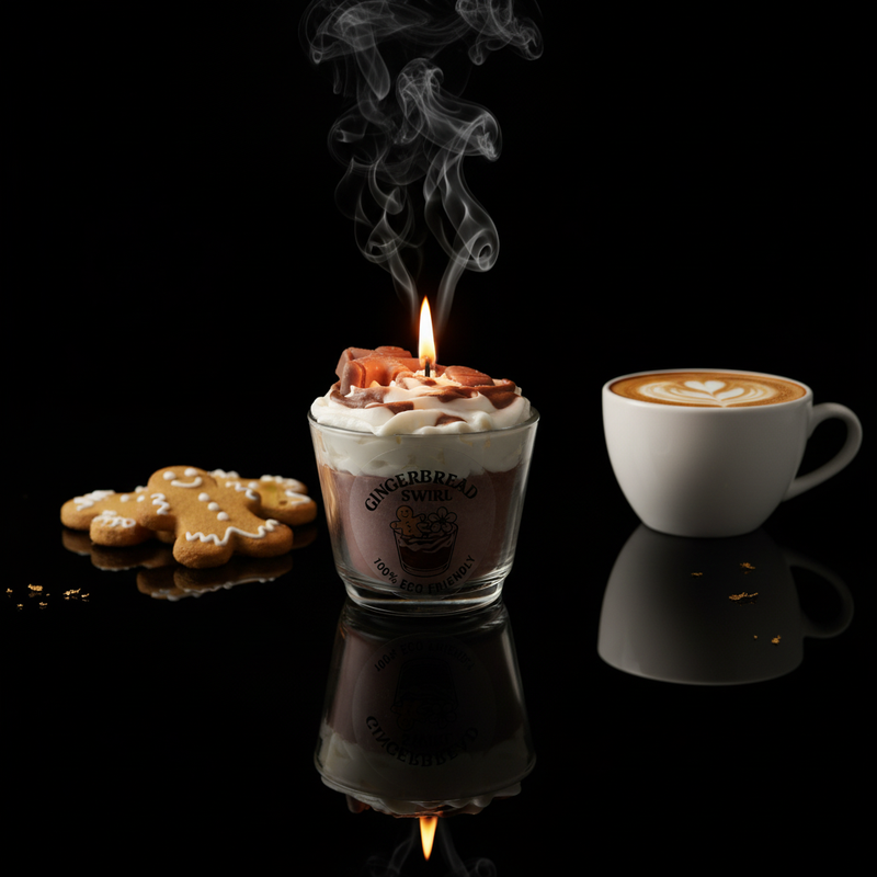 Gingerbread Swirl - Lit with Coffee