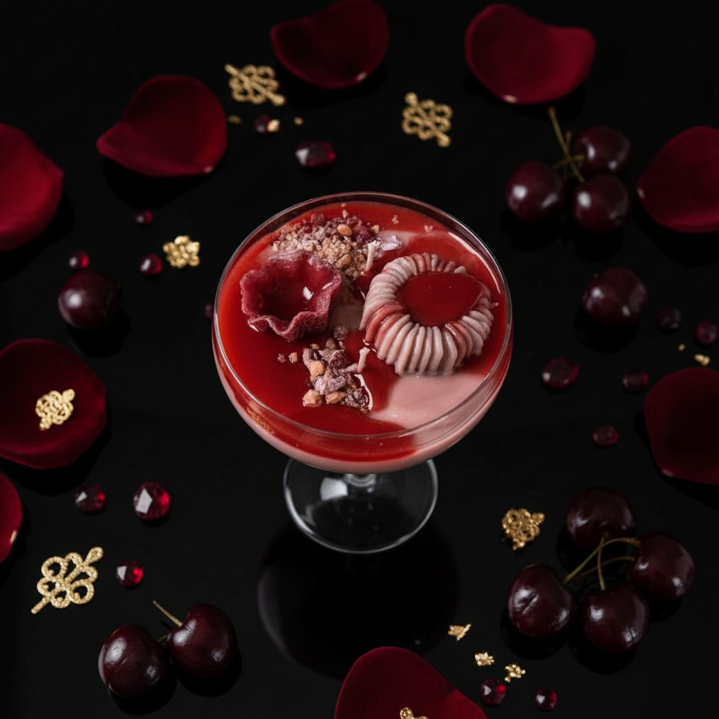 Ruby Martini top view