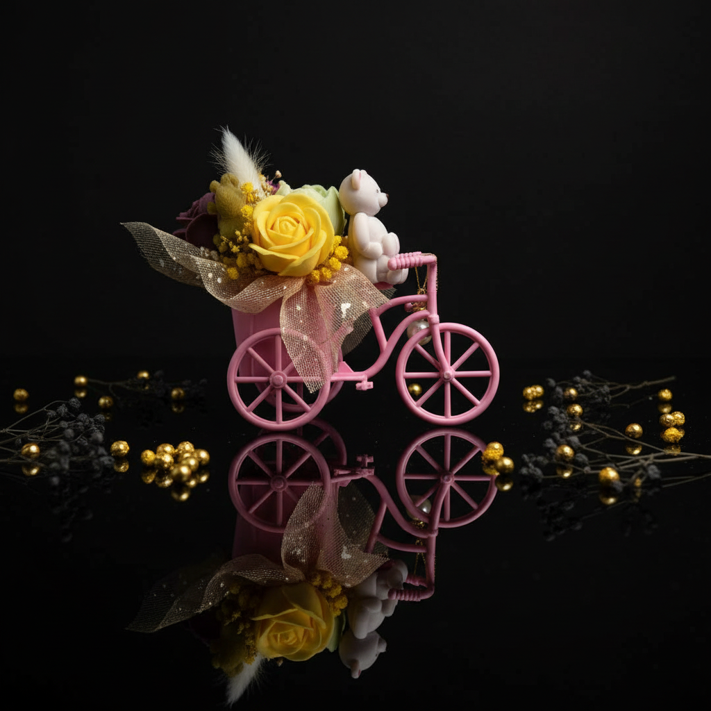 Side view of bicycle