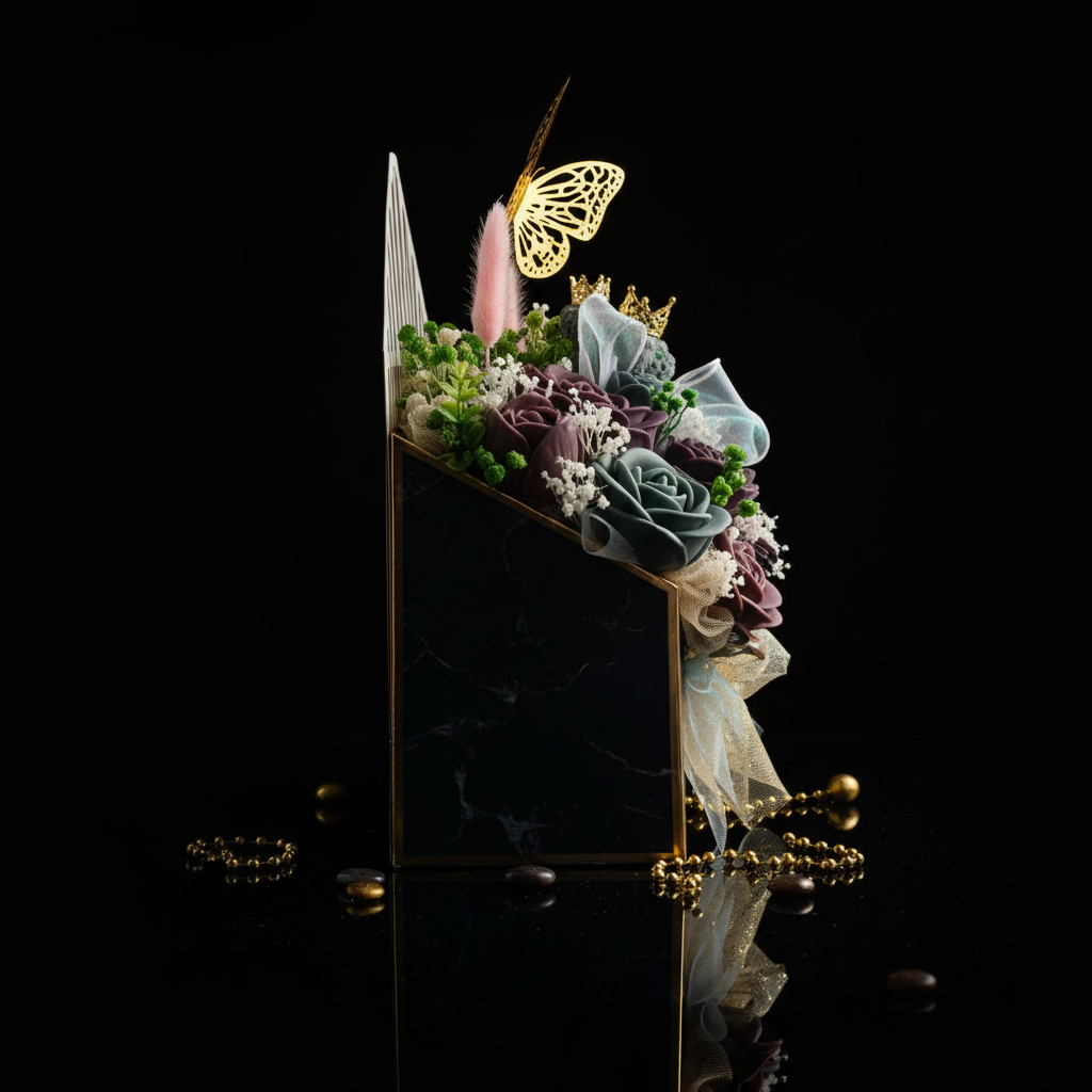 Side view of box arrangement